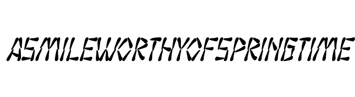 SF Wasabi Condensed Bold Italic  Free Fonts Download