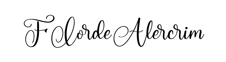 FLordeAlercrim Aishiteru Lover Font