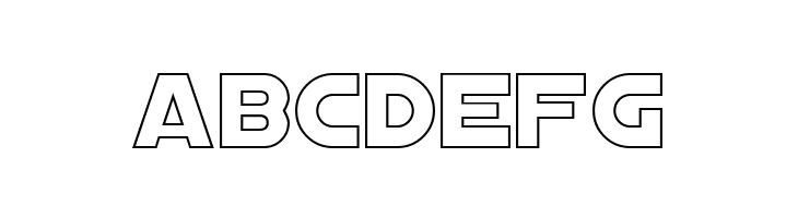 Distant Galaxy Outline  Free Fonts Download