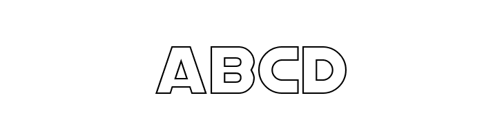 Distant Galaxy Outline  Free Fonts Download