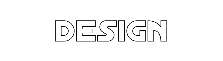 Distant Galaxy Outline  Free Fonts Download