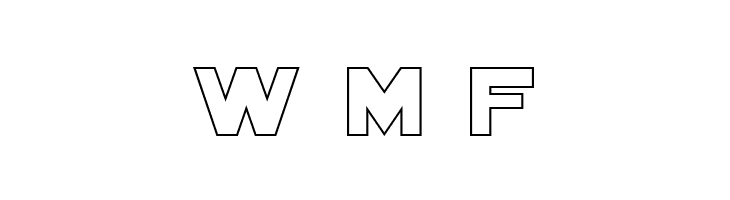 Distant Galaxy Outline  Free Fonts Download