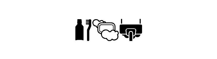 Hygiene Icons  Free Fonts Download