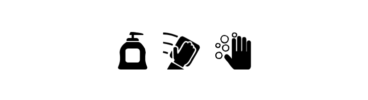 Hygiene Icons  Free Fonts Download