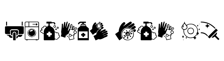 Hygiene Icons  Free Fonts Download
