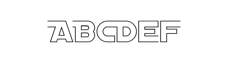 Distant Galaxy AltOutline  Free Fonts Download