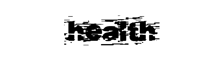 Helveglitch  Free Fonts Download