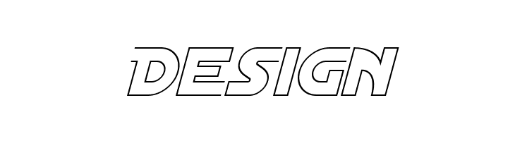 Distant Galaxy AltOutline Italic  Free Fonts Download