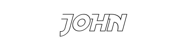 Distant Galaxy AltOutline Italic  Free Fonts Download