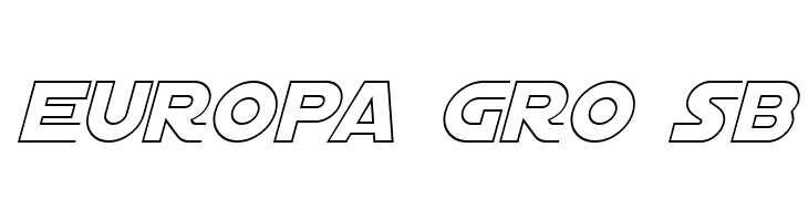 Distant Galaxy AltOutline Italic  Free Fonts Download