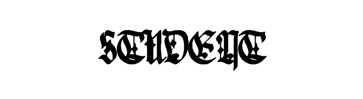 Gothic Notausgang  Free Fonts Download