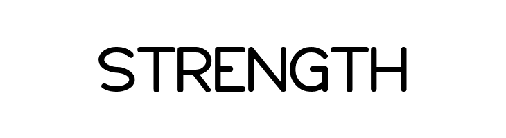 STRENGTH Copyright Violations Font