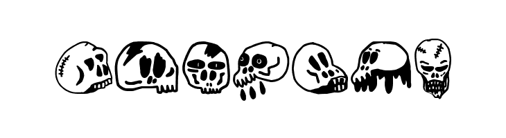 Woodcutter Skulls  Free Fonts Download