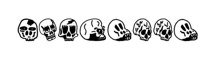 Woodcutter Skulls  Free Fonts Download