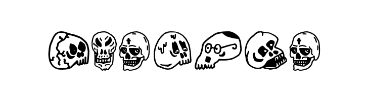 Woodcutter Skulls  Free Fonts Download