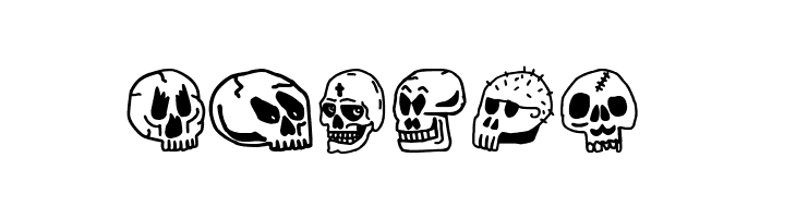 Woodcutter Skulls  Free Fonts Download