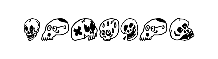 Woodcutter Skulls  Free Fonts Download