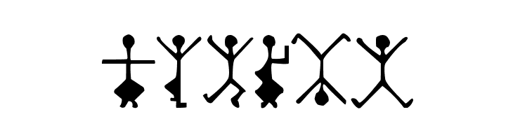 DancingMen  Free Fonts Download