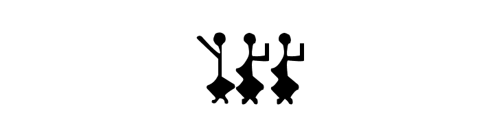 DancingMen  Free Fonts Download