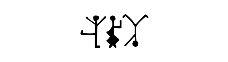 DancingMen  Free Fonts Download