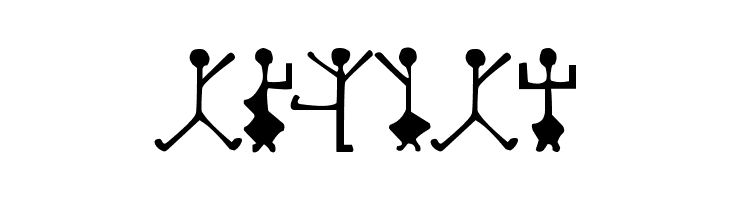 DancingMen  Free Fonts Download