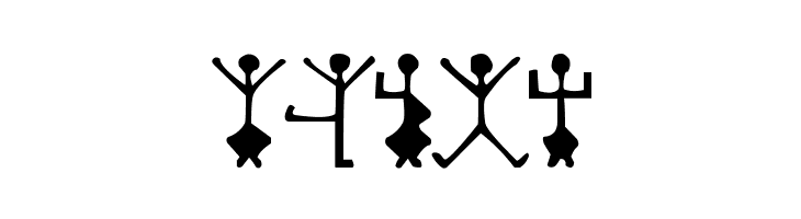 DancingMen  Free Fonts Download