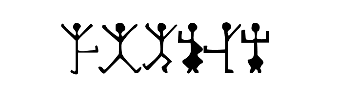 DancingMen  Free Fonts Download