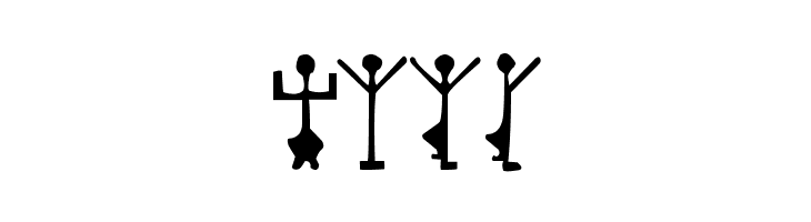DancingMen  Free Fonts Download