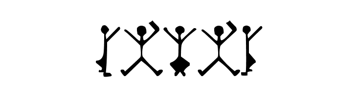 DancingMen  Free Fonts Download