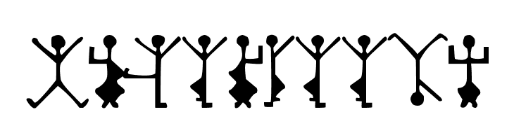DancingMen  Free Fonts Download