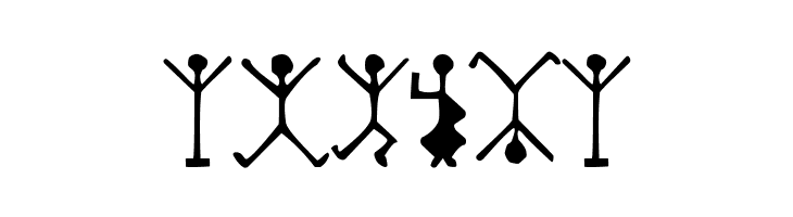 DancingMen  Free Fonts Download