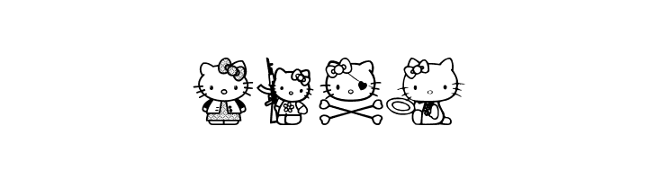 Hello Kitty  Free Fonts Download