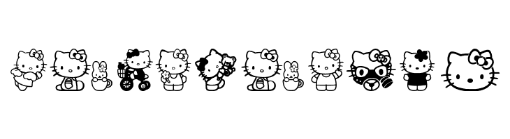 Hello Kitty  Free Fonts Download