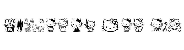 Hello Kitty  Free Fonts Download