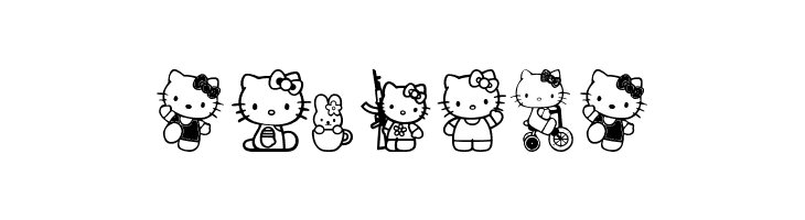 Hello Kitty  Free Fonts Download