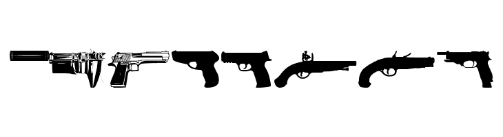 Pistolas  Free Fonts Download