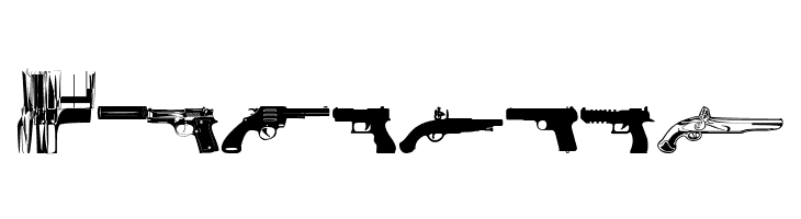 Pistolas  Free Fonts Download