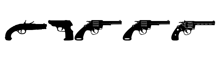 Pistolas  Free Fonts Download