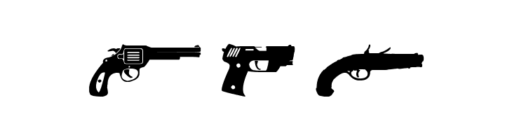 Pistolas  Free Fonts Download