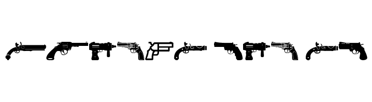 Pistolas  Free Fonts Download