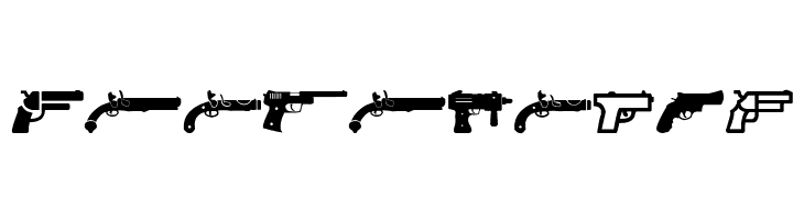 Pistolas  Free Fonts Download