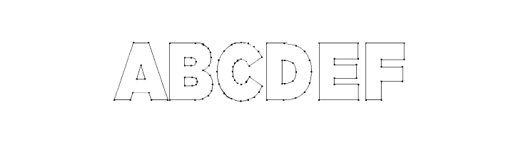 Contornos  Free Fonts Download