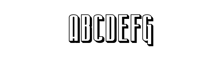 SF Iron Gothic Shaded  Free Fonts Download