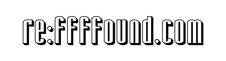 SF Iron Gothic Shaded  Free Fonts Download