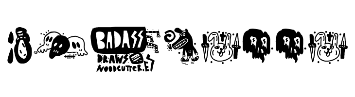 Badass Draws  Free Fonts Download