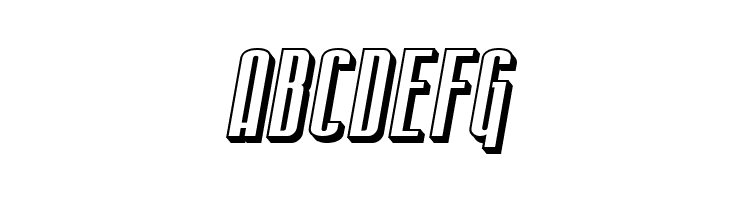 SF Iron Gothic Shaded Oblique  Free Fonts Download