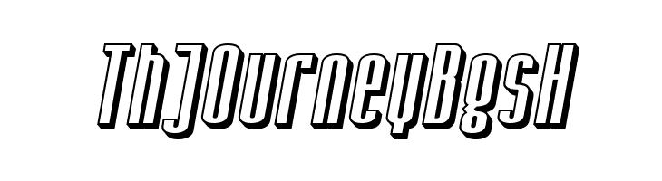 SF Iron Gothic Shaded Oblique  Free Fonts Download