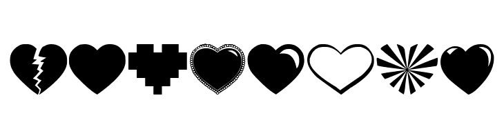 Hearts Salad  Free Fonts Download