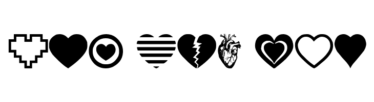 Hearts Salad  Free Fonts Download