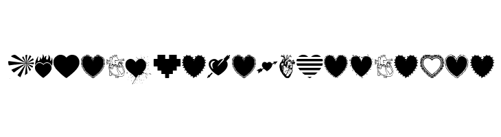 Hearts Salad  Free Fonts Download
